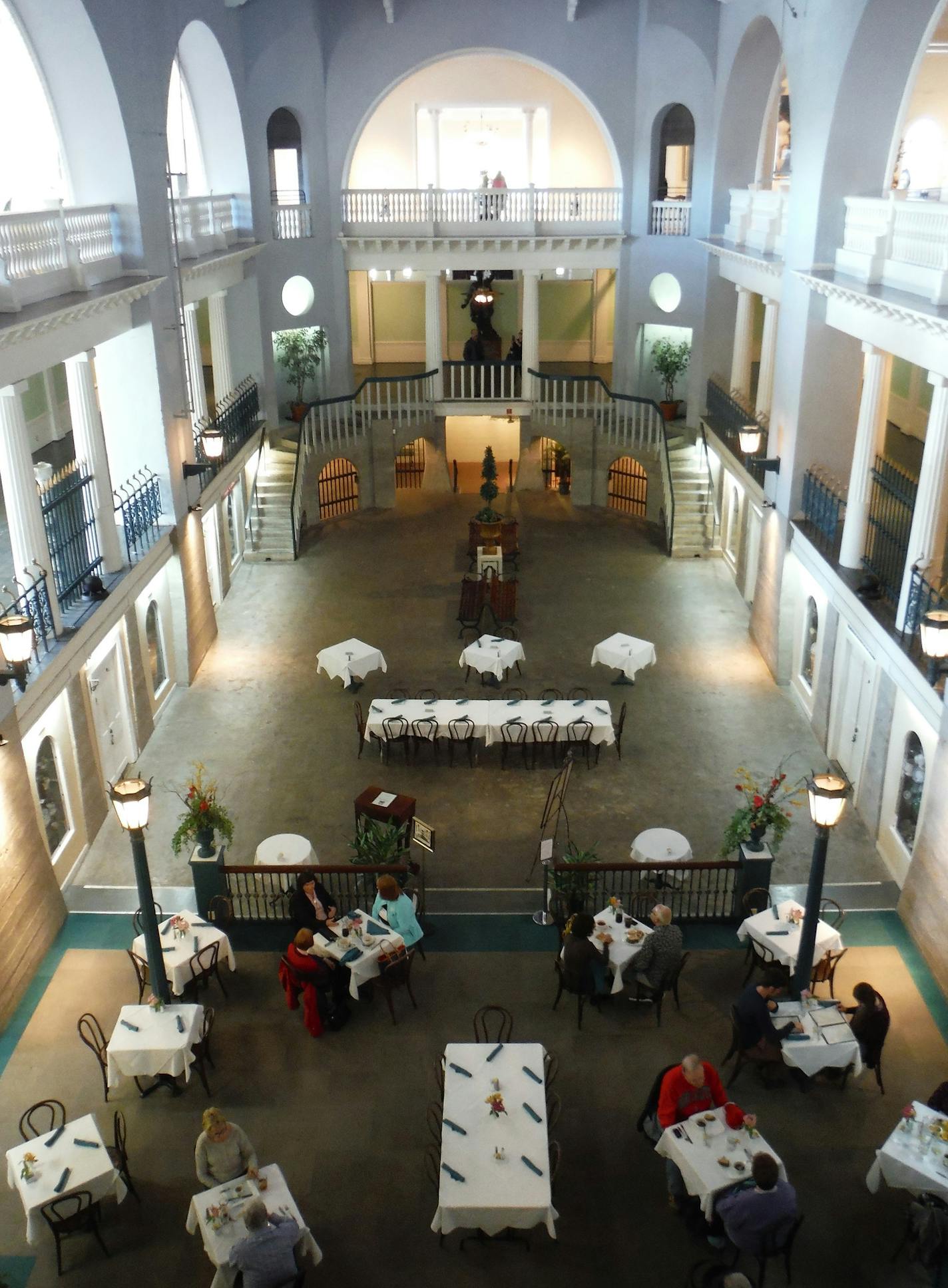 Cafe Alcazar sits inside the Lightner Museum, in what was once the largest indoor swimming pool in the world. (Josh Noel/Chicago Tribune/TNS)