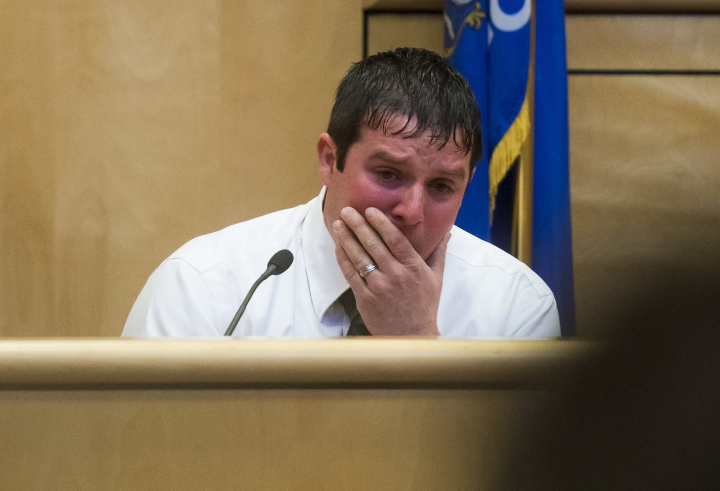 Ross Lechman testified that he attempted to stop the bleeding from his close friend Peter Kelly's chest wound with his hands until EMS arrived. Lechman's testimony and cross examination by the defense took most of the afternoon. ] Mark Vancleave - mark.vancleave@startribune.com * Opening statements began in the murder trial of Levi Acre-Kendall, a Minnesota man charged with killing a Wisconsin man after a dispute along the St. Croix River at the Polk County Courthouse in Balsam Lake, Wisc.