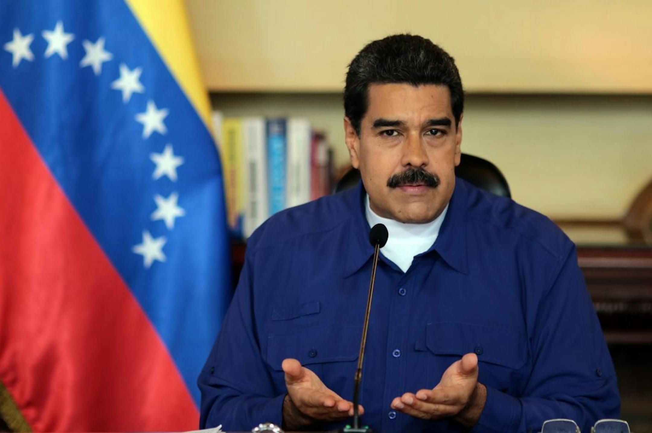 Image provided by Venezuela's Presidency shows Venezuelan President Nicolas Maduro addressing a meeting with members of the Constituent Assembly Commission in Caracas July 17, 2017.