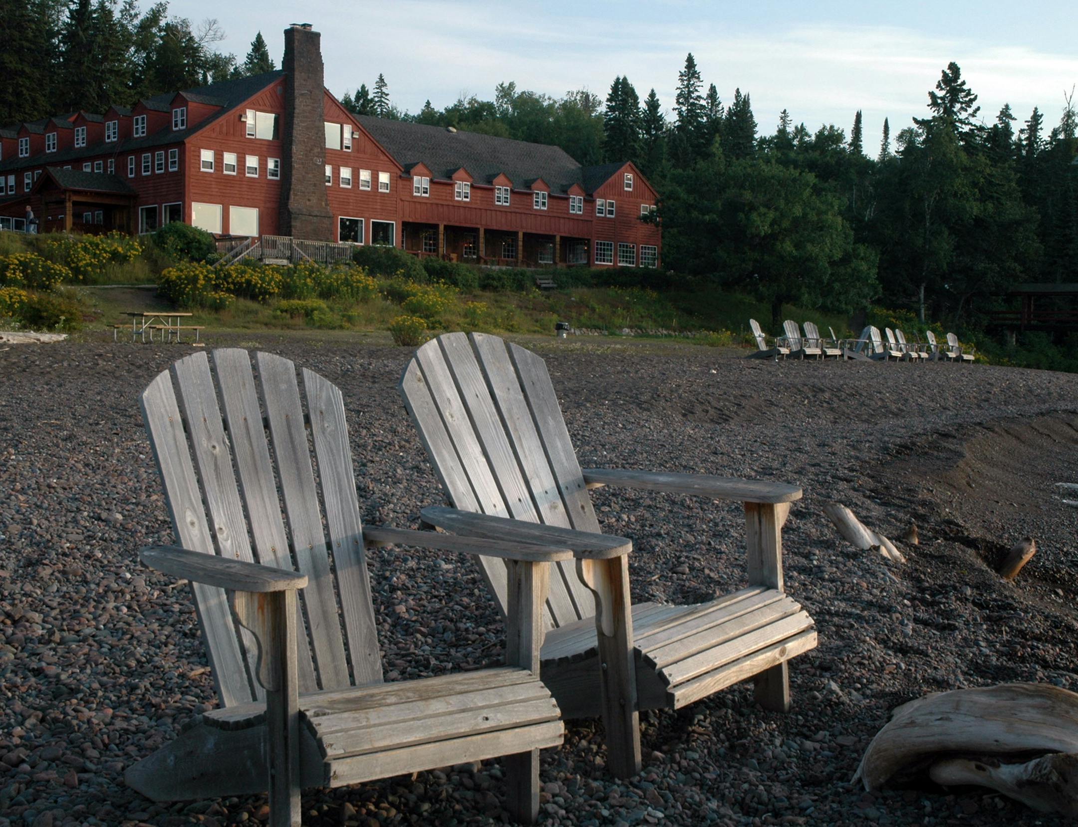 JIM BUCHTA jim.buchta@startribune.com Lutsen, Minn. IN THIS PHOTO: ] The Lutsen Lodge and Resort is celebrating its 125th birthday this fall. Fires destroyed the resort's first buildings.