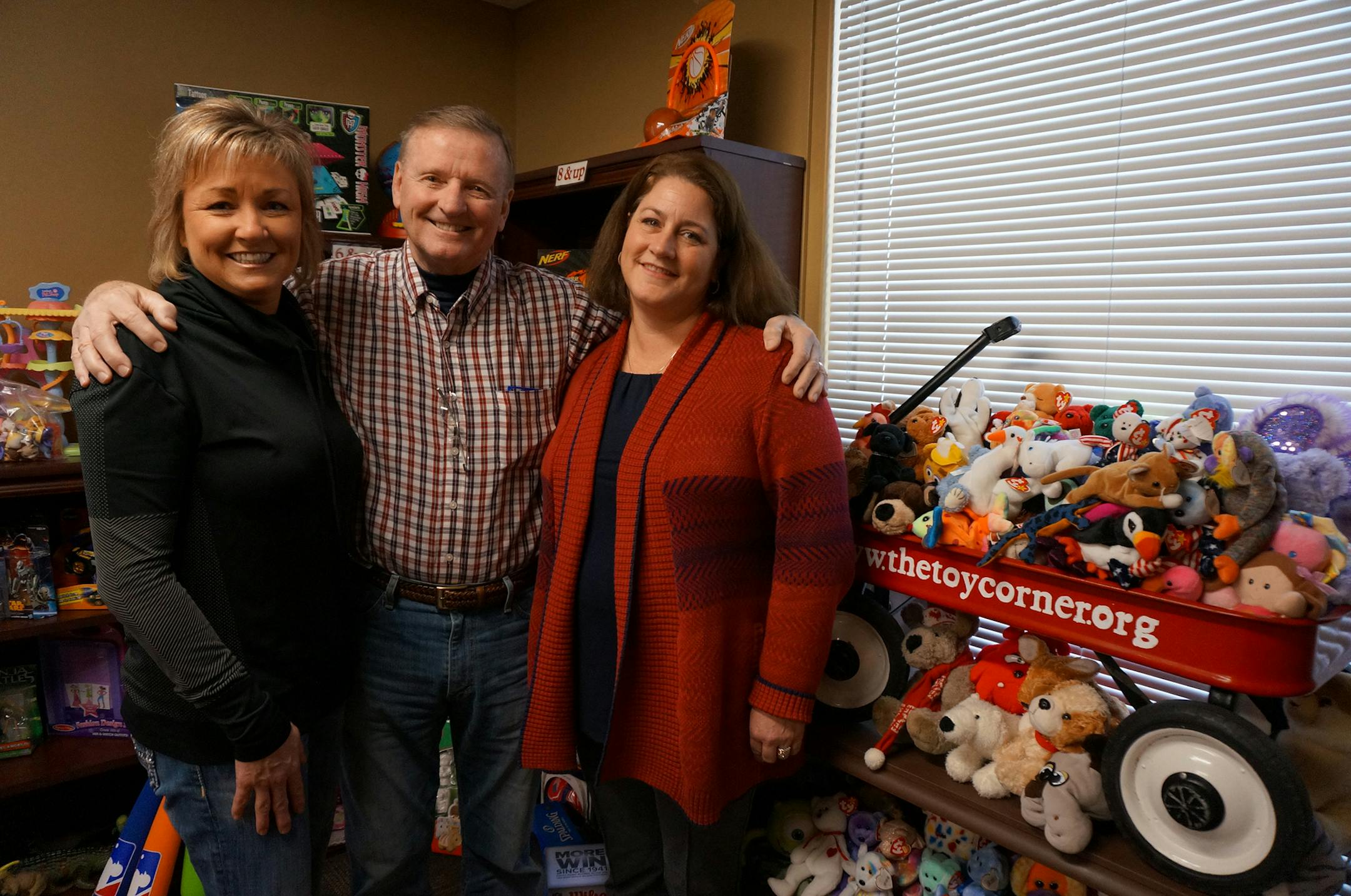 The woman in the red‚Äã sweater is‚Äã Katie Vander Weit‚Äã, the woman in black is Susie Williams, the man is ‚ÄãBarney Dolby‚Äã‚Äã. Photo by Dylan Peers McCoy, Special to the Star Tribune