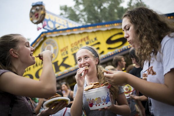Sweet Martha's cookies are among the offerings at the Minnesota State Fair Food Parade.