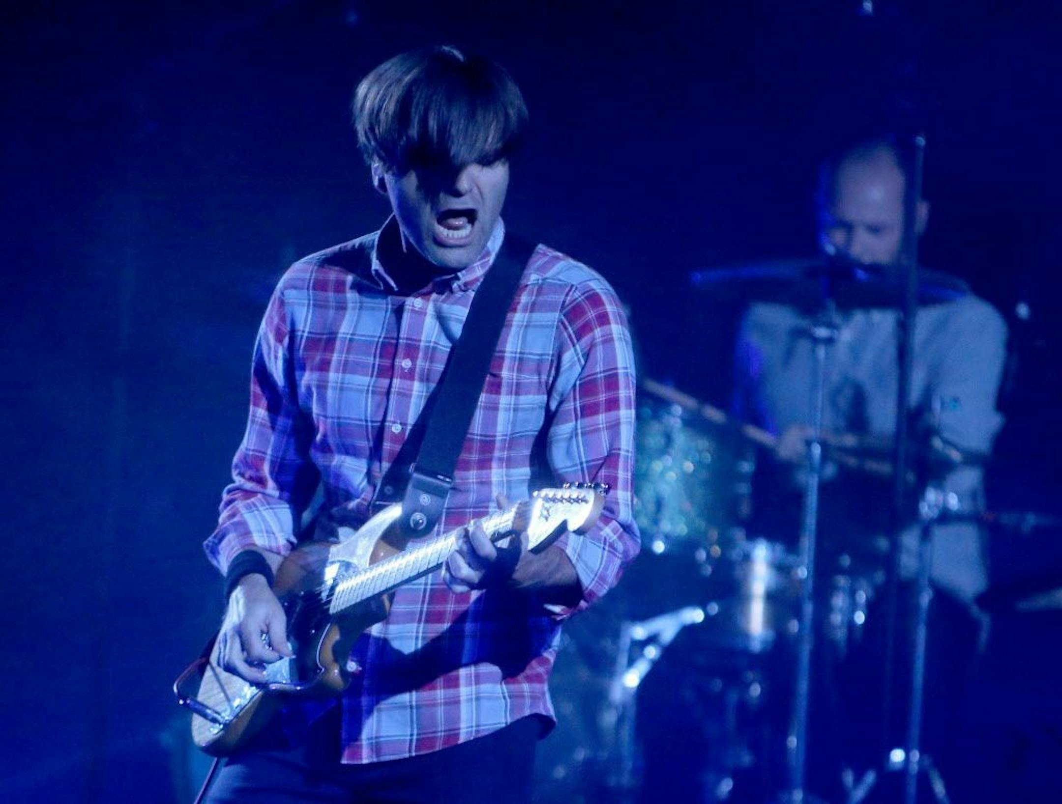 Death Cab for Cutie frontman Ben Gibbard during their concert Saturday, May 2, 2015, at Northrop Auditorium in Minneapolis.