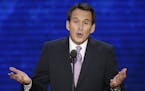 FILE - In this Aug. 29, 2012 file photo, former Minnesota Gov. Tim Pawlenty addresses the Republican National Convention in Tampa, Fla. Pawlenty is ey