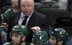 Wild coach Bruce Boudreau tried to inspire his players against Pittsburgh on Monday during a timeout in the third period. The Penguins won 3-2.