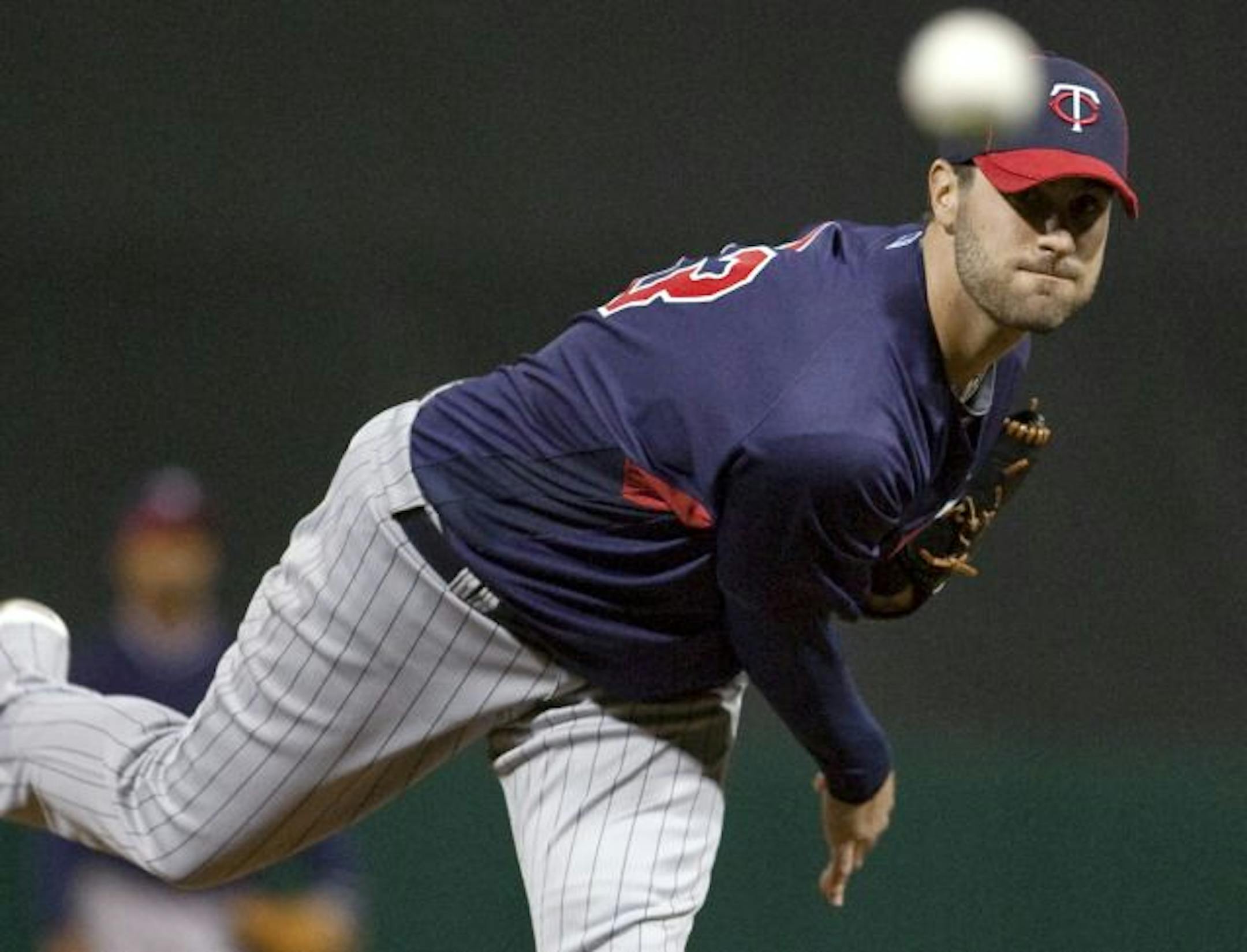 Minnesota Twins starting pitcher Nick Blackburn