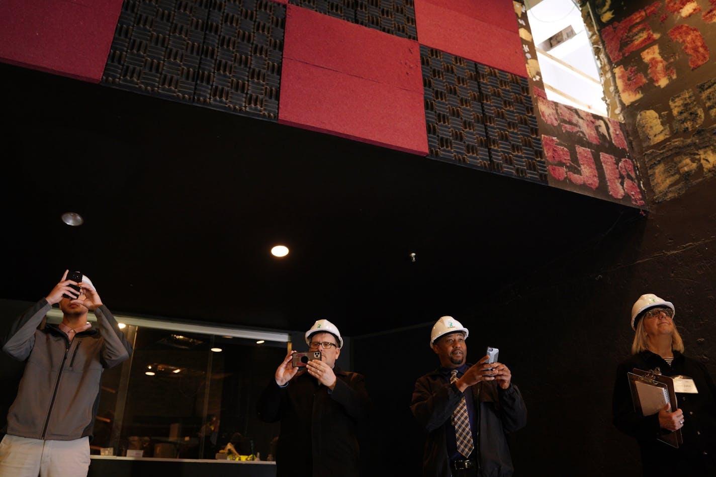 Visitors toured the Capri Theater, where Prince had his first solo concert in 1979, as the theater broke ground on a renovation and expansion that's expected to be completed next fall.