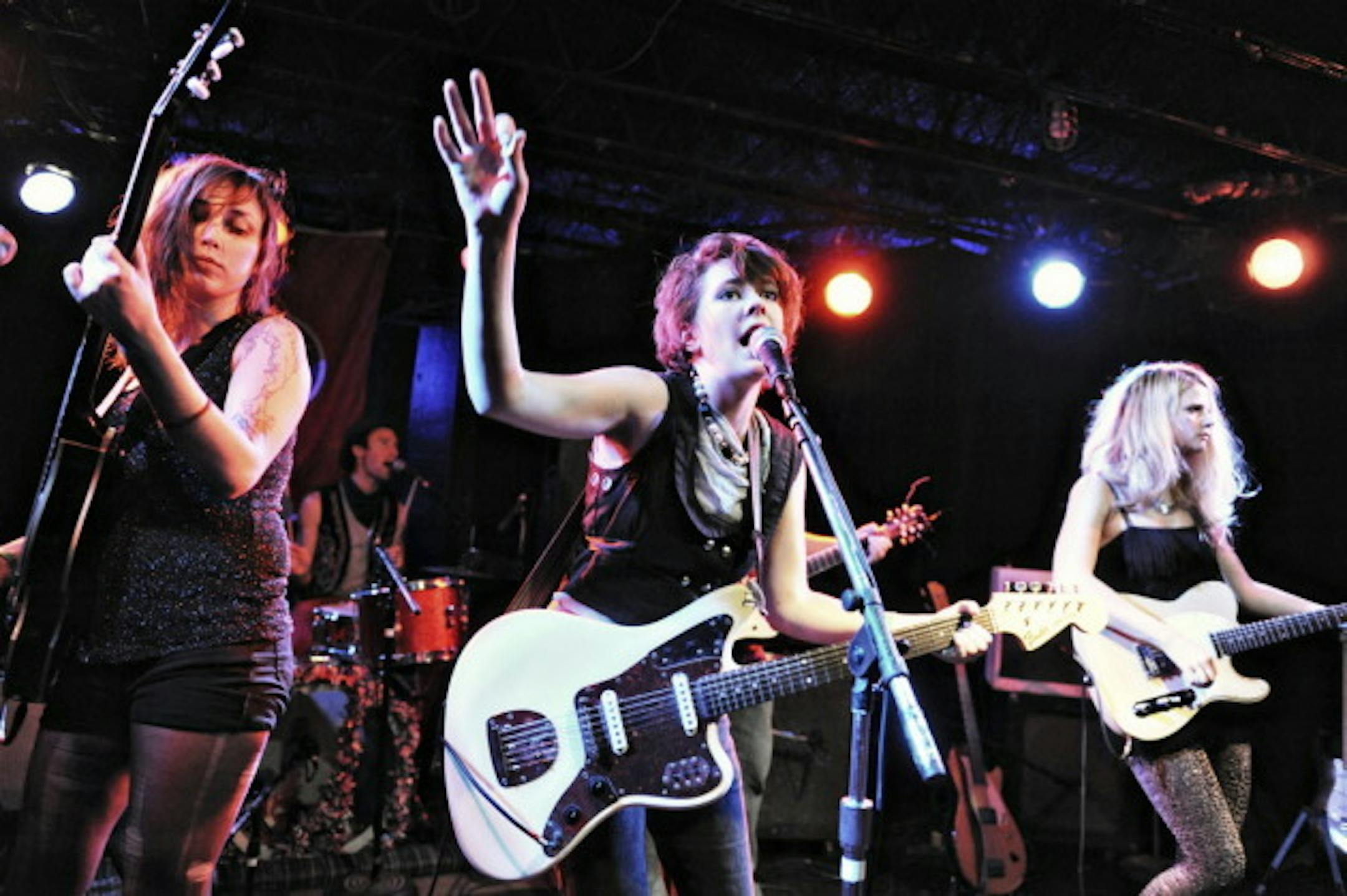 Those Darlins at 7th Street Entry last year. / By Leslie Plesser