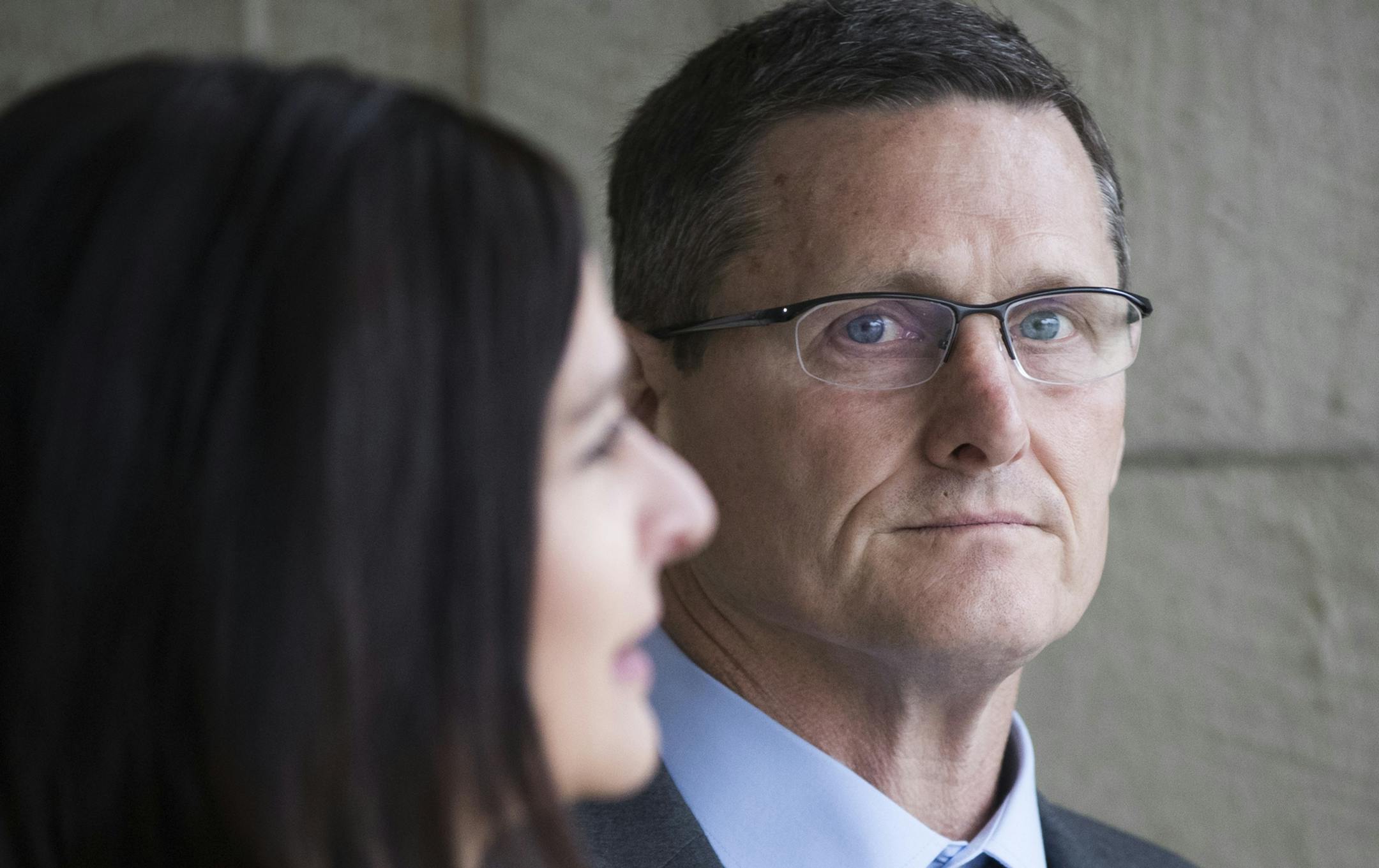 Thomas Duvall left the Dakota County Judicial Center in Hastings, Minn., on Wednesday, April 19, 2017. He is petitioning to be released from the Minnesota Sex Offender Program. ] RENEE JONES SCHNEIDER • renee.jones@startribune.com ORG XMIT: MIN1704191643470015