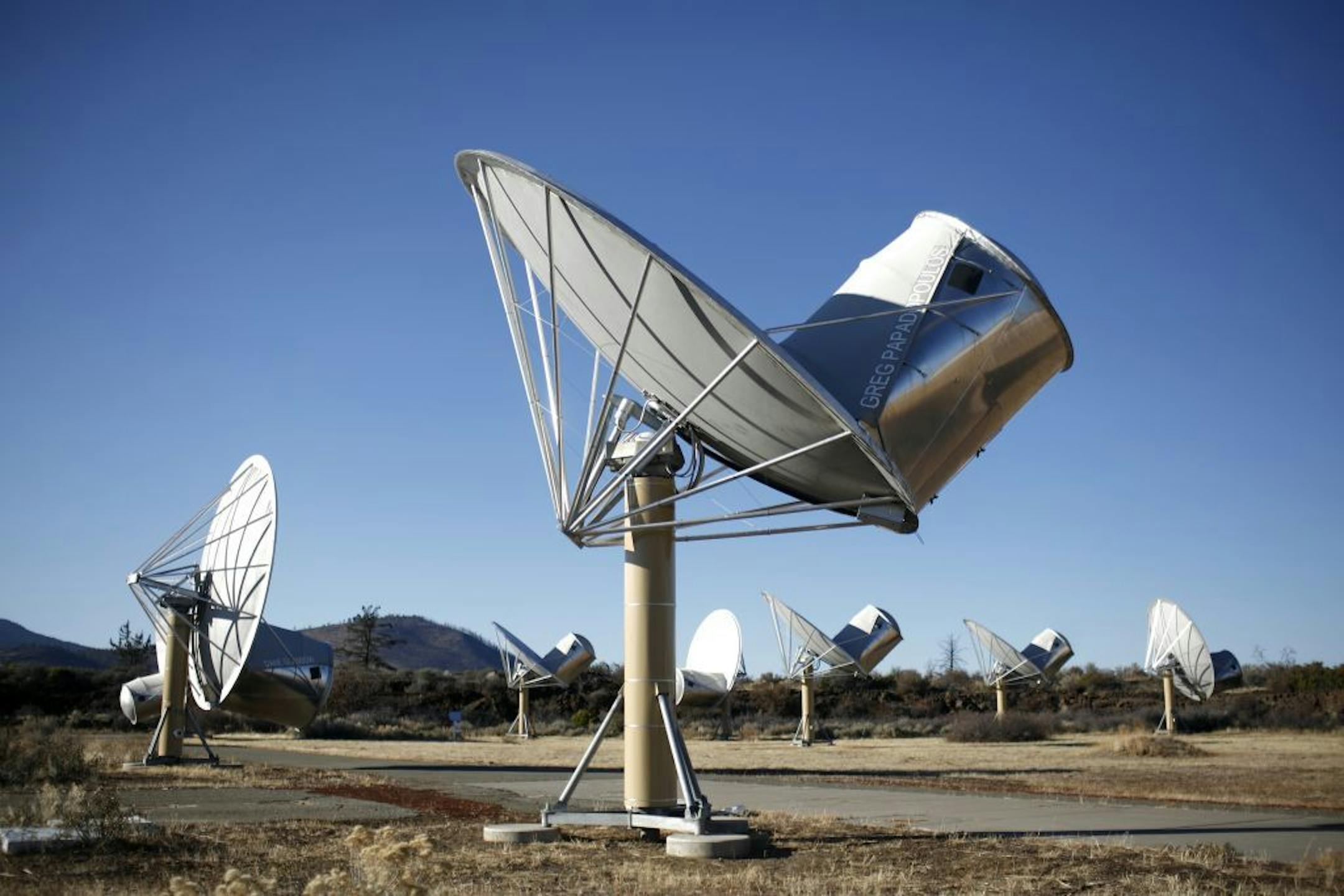 Radio signals caught by telescopes at the University of California's Hat Creek Radio Observatory are being searched by amateurs for any oddities.