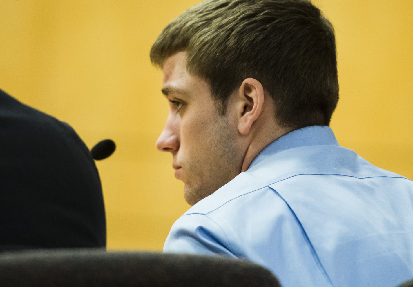 Levi Acre-Kendall listened as members of the jury confirmed their finding of not-guilty. ] Mark Vancleave - mark.vancleave@startribune.com * Levi Acre-Kendall was acquitted of all three charges of reckless and intentional homicide in the stabbing of a Wisconsin fisherman on Monday, Feb. 14, 2015 at the Polk County Court in Balsam Lake, Wisc.