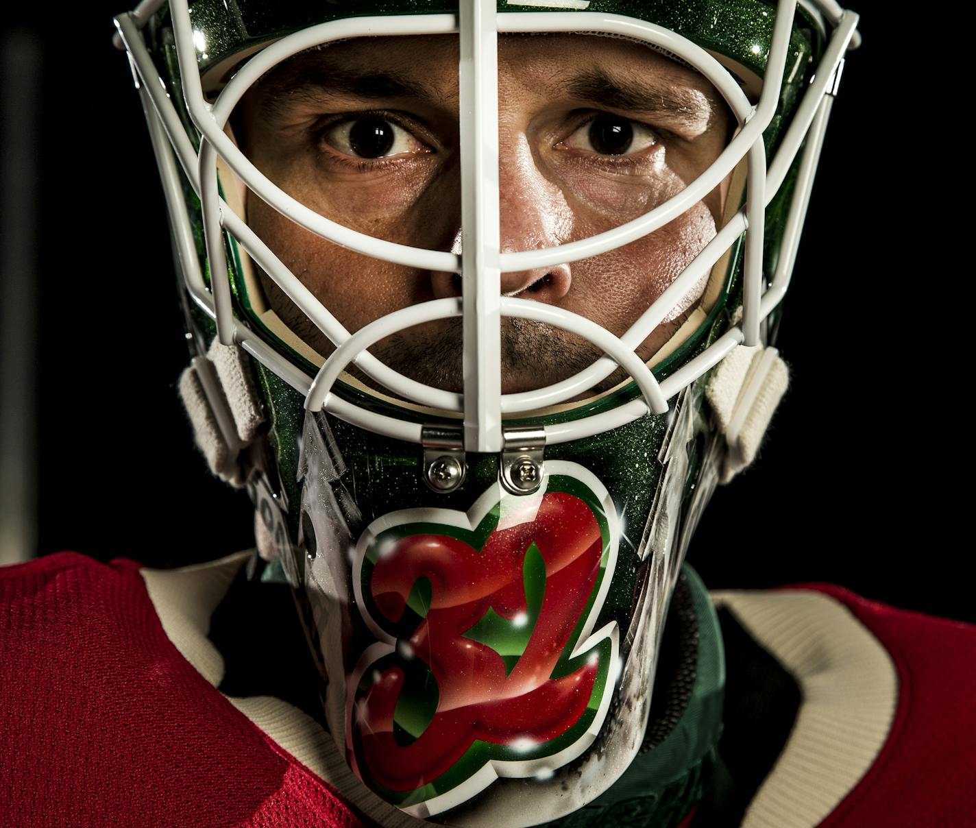 Minnesota Wild goalie Niklas Backstrom (32). ] CARLOS GONZALEZ cgonzalez@startribune.com - September 18 , 2014 , St. Paul, Minn., Xcel Energy Center, NHL, Minnesota Wild ORG XMIT: MIN1409191102123504