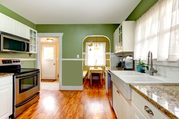 For a comforting and natural look, warm green tones are a great way to go. (Dreamstime/TNS)