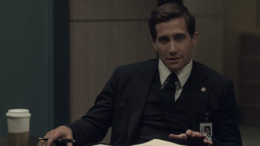 Rusty Sabich (Jake Gyllenhaal) pleads his case in the TV series "Presumed Innocent."