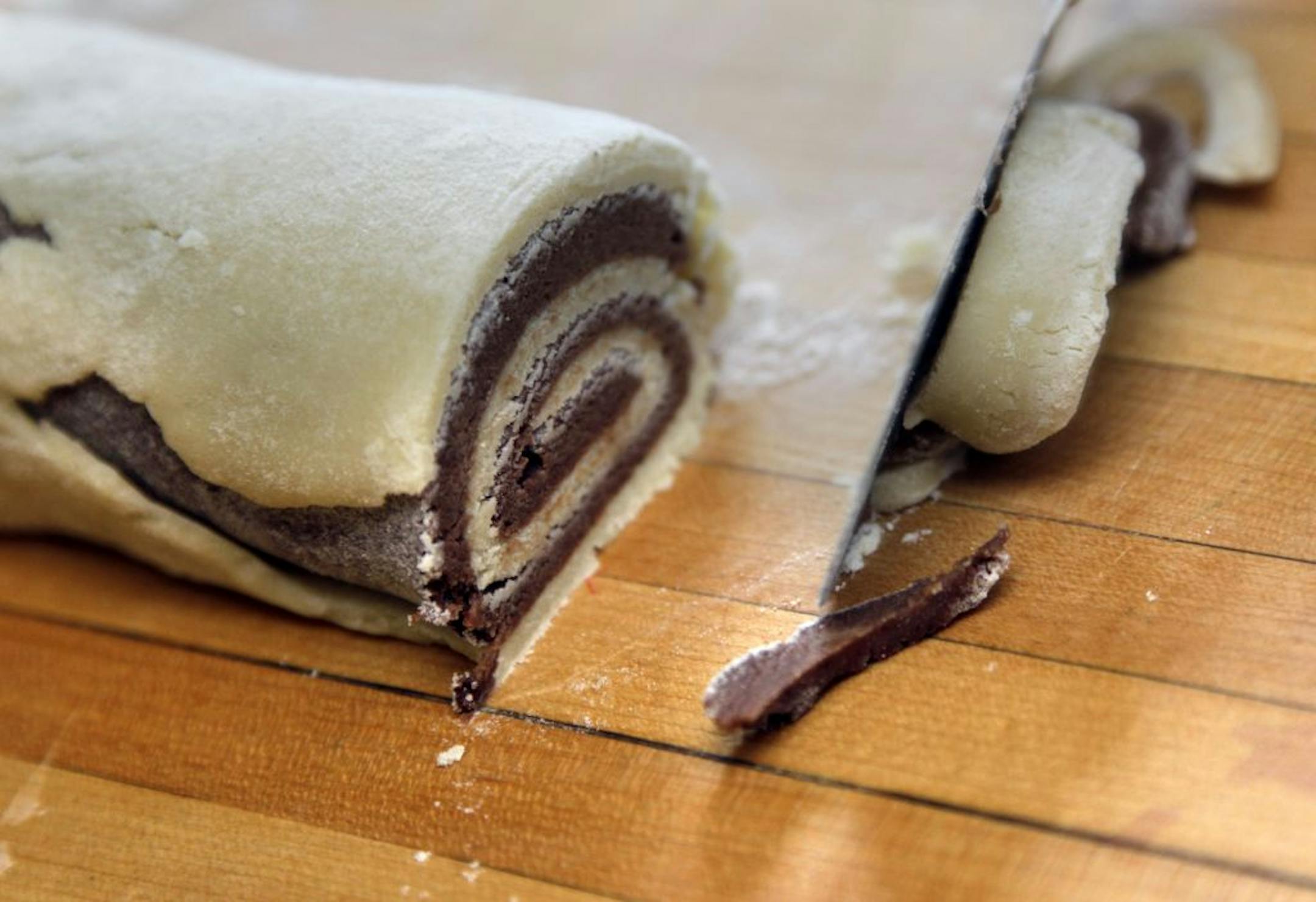 Slice-and-bake cookies are a modern convenience.