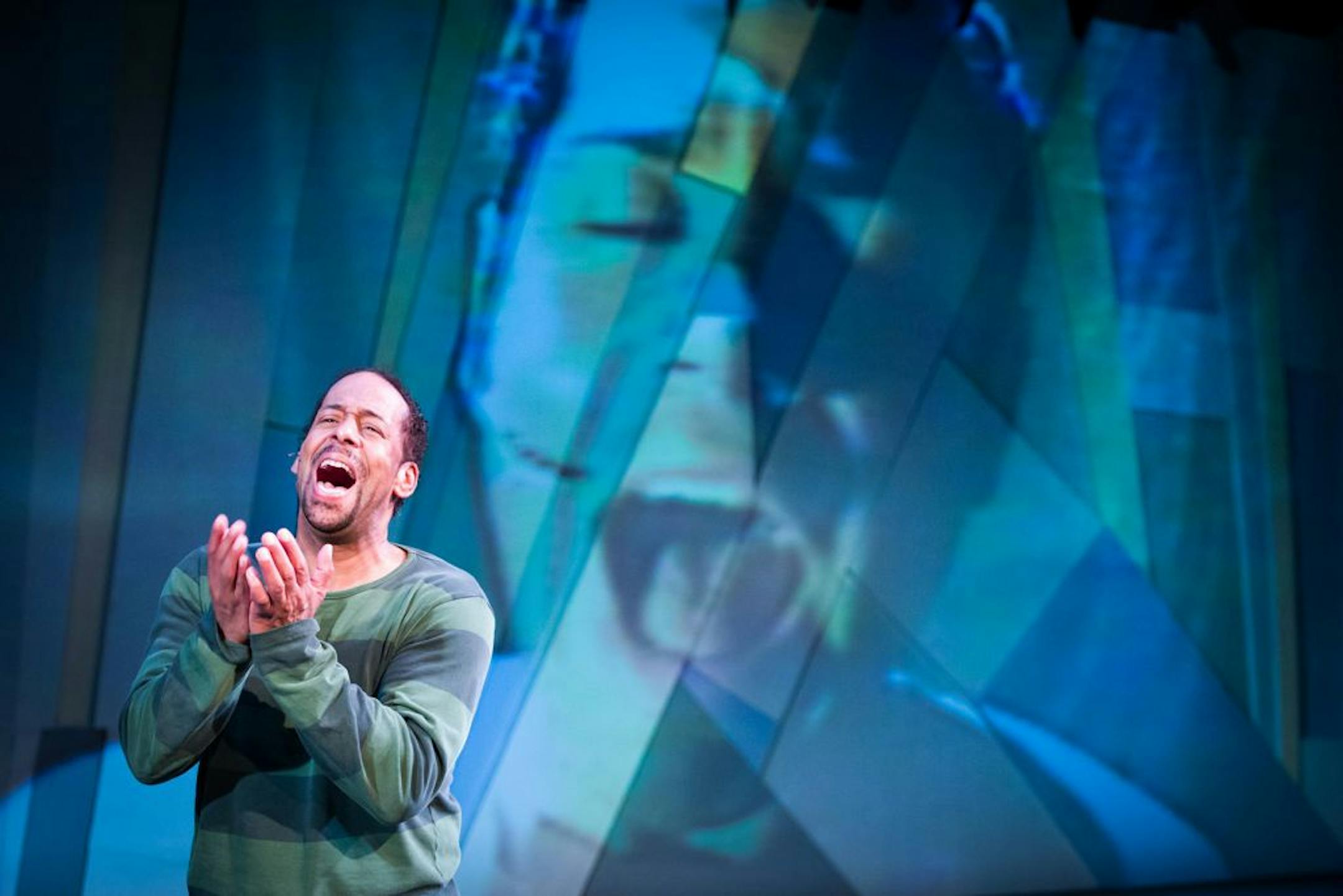 Dan Goodman (Thomas Jones II) PHOTO CREDIT: Rich Ryan in "Next to Nothing" at Mixed Blood Theater.