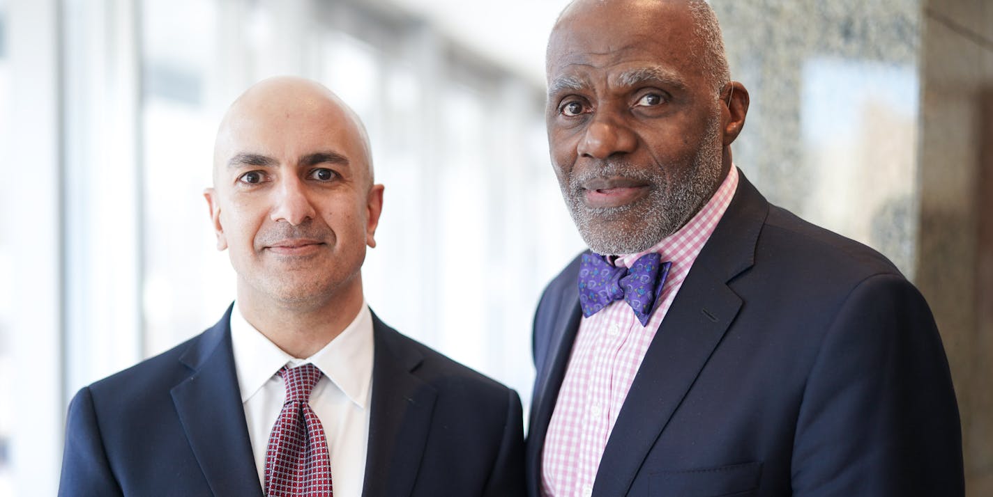 Minneapolis Federal Reserve President Neel Kashkari and Justice Alan Page are calling on Minnesotans to pass a constitutional amendment aimed at closing the stubborn student achievement gap. ] GLEN STUBBE &#x2022; glen.stubbe@startribune.com Tuesday, January 7, 2020