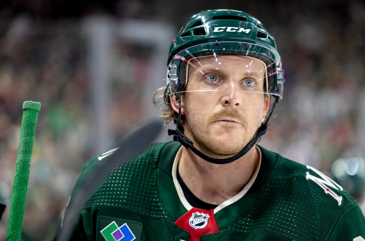 Jonas Brodin (25) of the Minnesota Wild Monday, March 27, 2023, at Xcel Energy Center in St. Paul, Minn. ] CARLOS GONZALEZ • carlos.gonzalez@startribune.com.