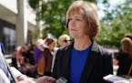 U.S. Sen. Tina Smith answered questions from reporters following the press conference Friday. ] ANTHONY SOUFFLE � anthony.souffle@startribune.com U.