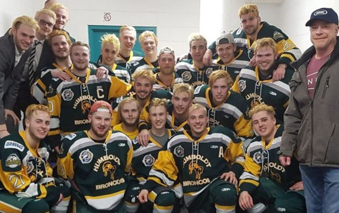 Humboldt Broncos hockey team. credit: Humboldt Broncos