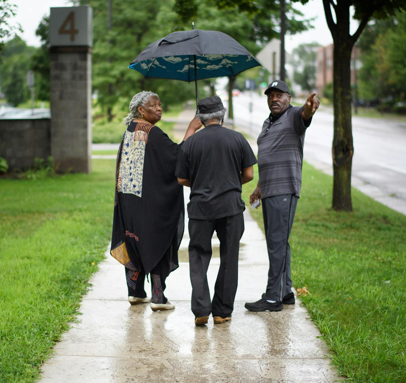 Three activists who helped found The Way, Verlena Matey-Keke, Mahmoud El-Kati, and Spike Moss. They looked around in front of the 4th Minneapolis police precinct, where The Way once stood. ] GLEN STUBBE * gstubbe@startribune.com Thursday, August 4, 2016 During the 1960s, a community center on Plymouth Ave. became ground zero for the black rights struggle and a lightning rod for white critics. The Way, founded in August 1966, will be celebrated at a program on Saturday on the Minneapolis northsid