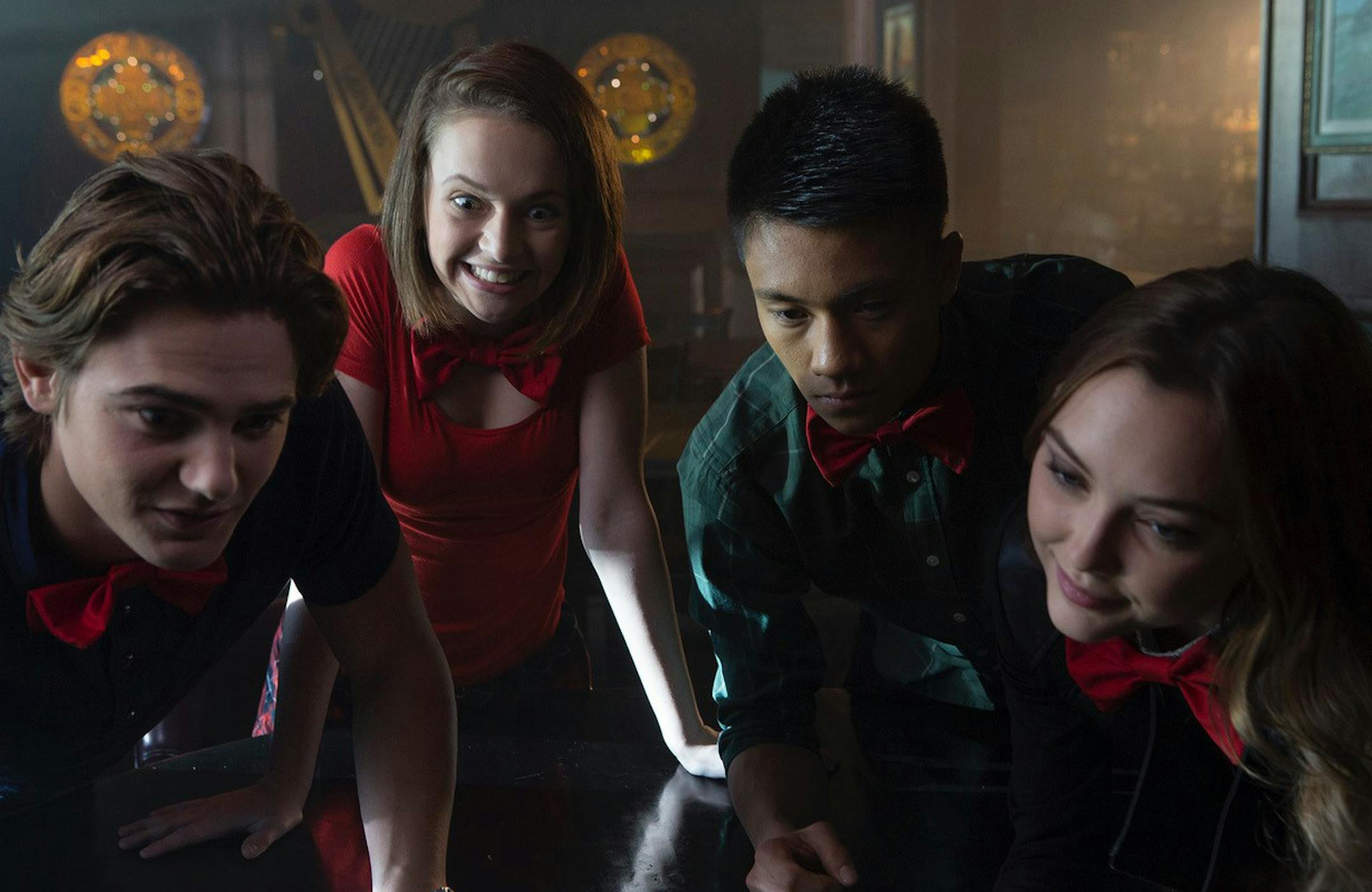 Carson Boatman, Alexis G. Zall, Brandon Soo Hoo and Victory Van Tuyl in "Bedeviled."
credit: Freestyle Digital Media