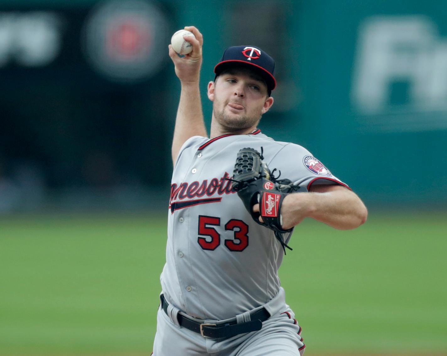 Twins starting pitcher Kohl Stewart