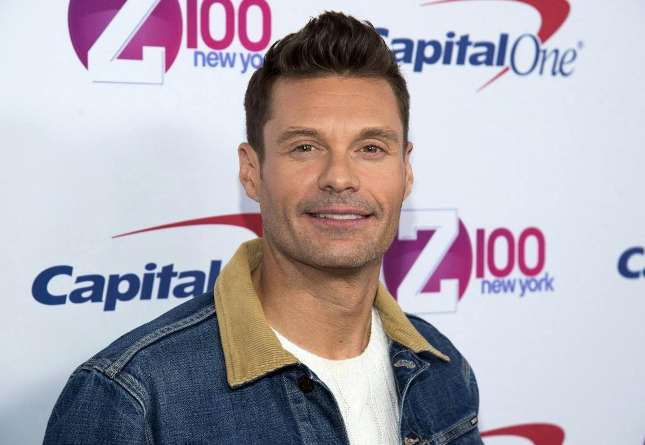 FILE - In this Dec. 9, 2016 file photo, Ryan Seacrest attends Z100's iHeartRadio Jingle Ball at Madison Square Garden in New York.
