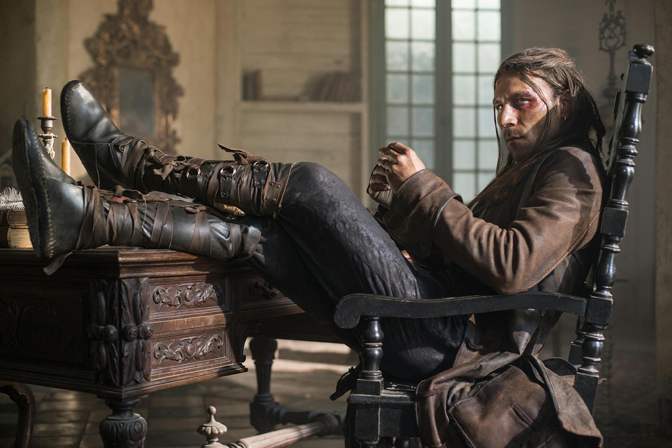Captain Charles Vane (Zach McGowan) on "Black Sails," the latest show on Starz.