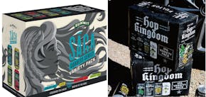 Surly's second Sága Goddess Series variety pack features the new Sága Juicy IPA, while Fulton's Hop Kingdom pack boasts the new American IPA.