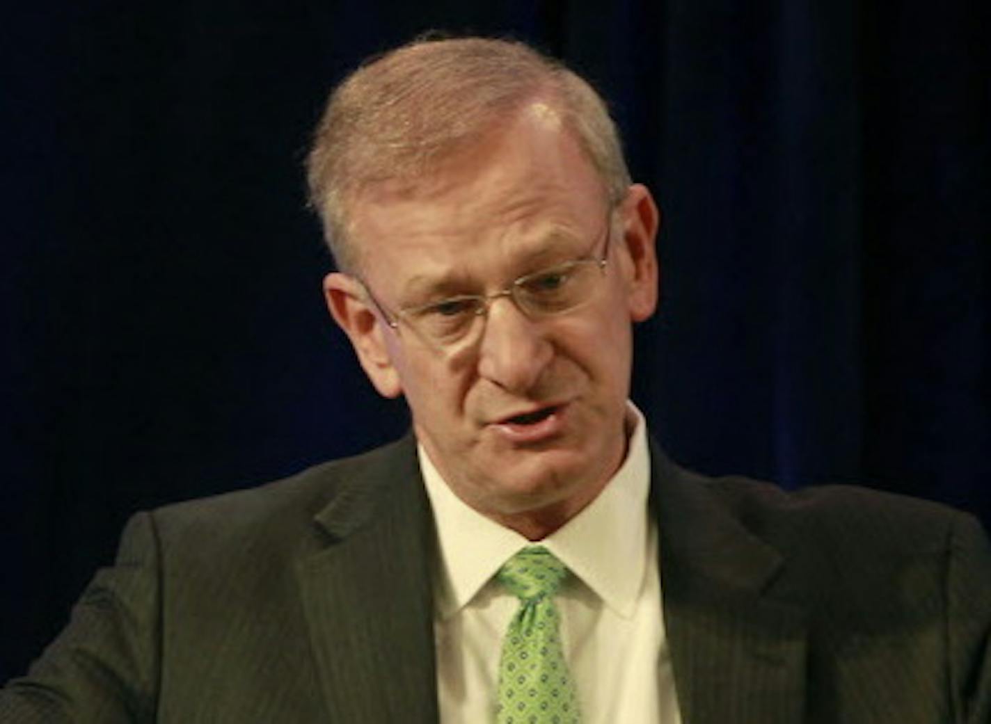 Outspoken FDIC director Thomas Hoenig was in town to address the Bank Holding Company Association at the Marriott Hotel in Bloomington, MN, Friday, October 5, 2012. (ELIZABETH FLORES/STAR TRIBUNE) ELIZABETH FLORES &#x2022; eflores@startribune.com