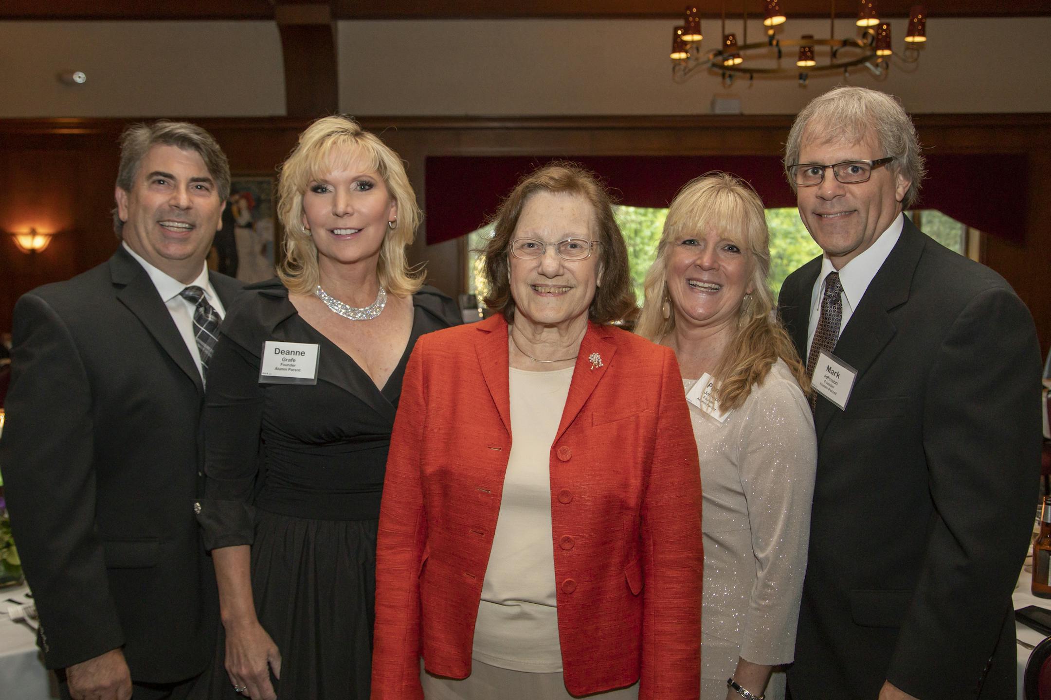 Judd and Deanne Grafe, Jean Moog and Mark and Penny Johnson.