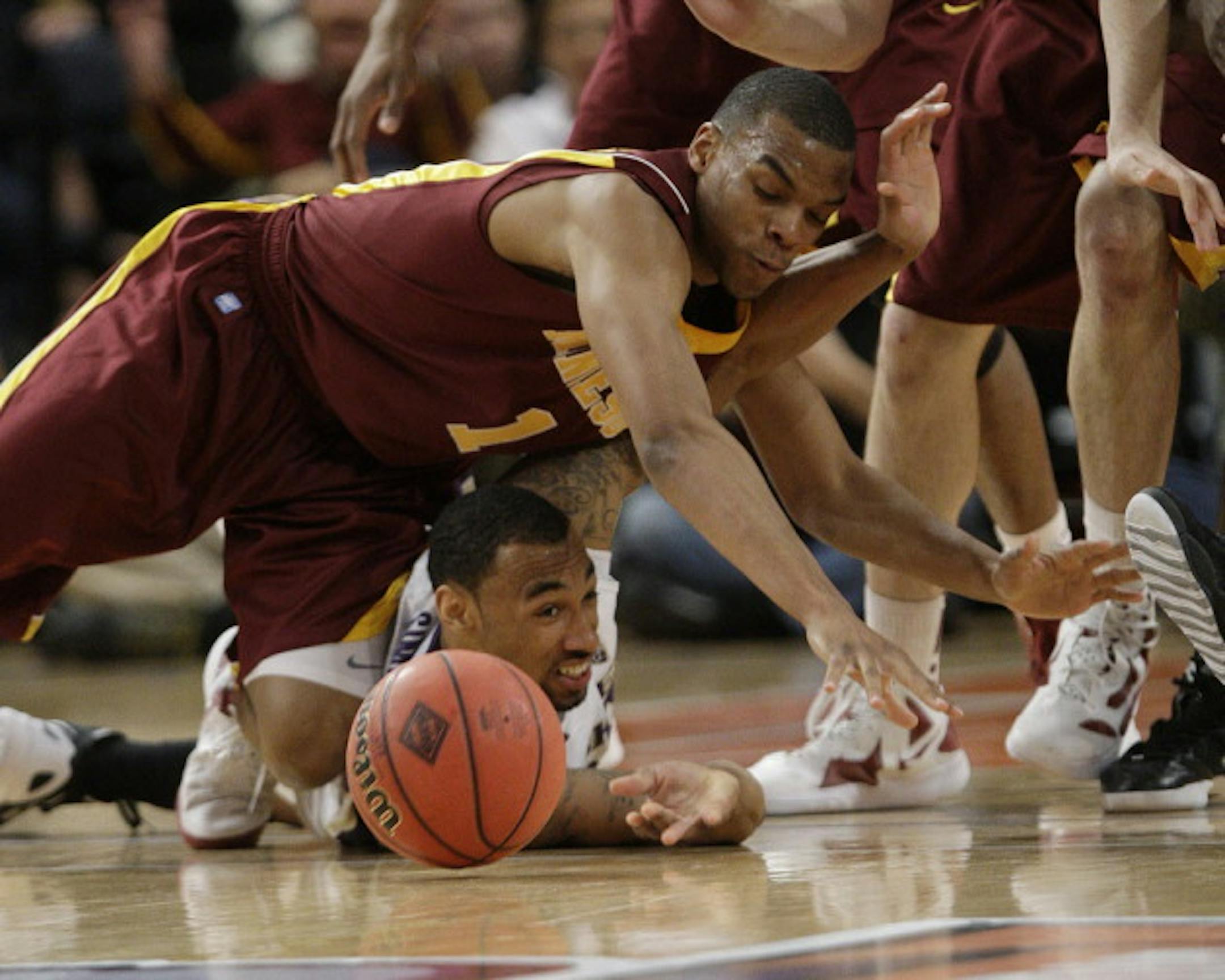 The Gophers' efforts to hold on to the ball have fall short thus far.