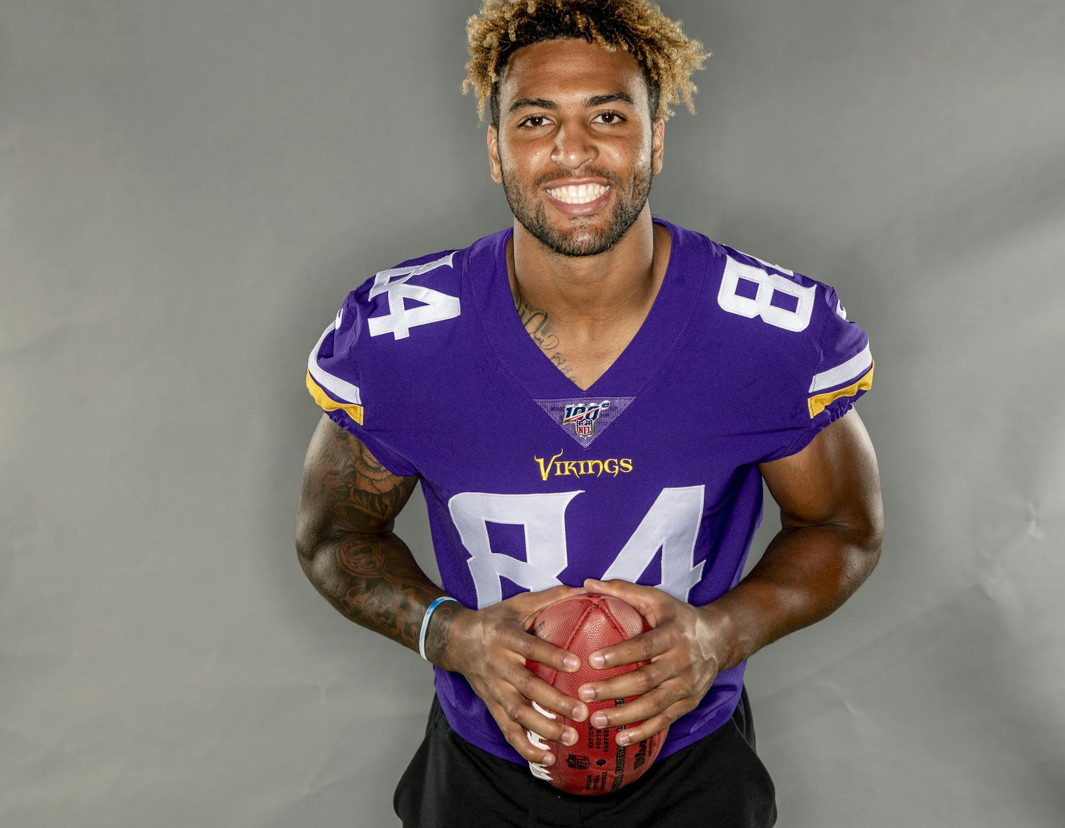 Minnesota Vikings' Irv Smith Jr. ] CARLOS GONZALEZ • cgonzalez@startribune.com – Eagan, MN – August 21, 2019, TCO Performance Center, NFL, Minnesota Vikings
