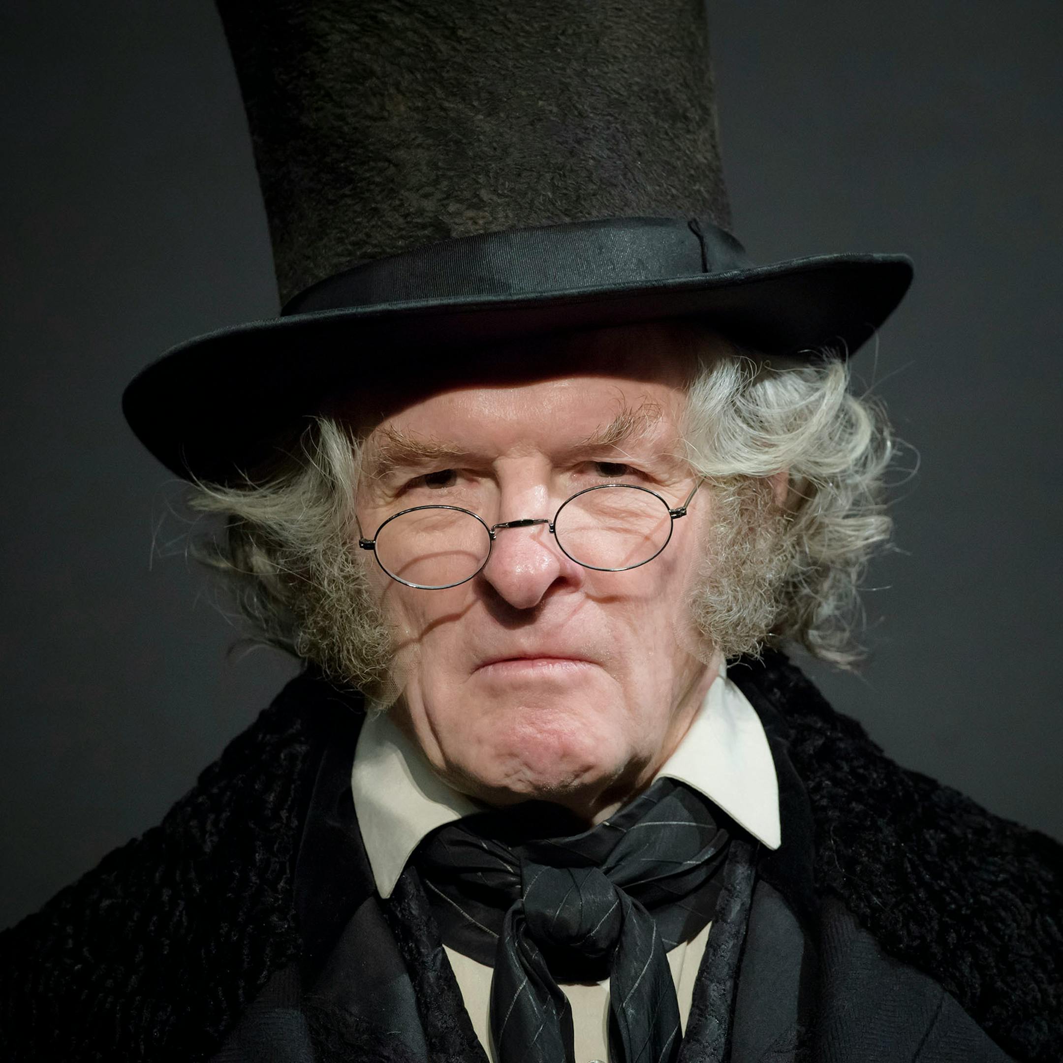 Nathaniel Fuller, in the roll of scrooge during the 1992*, 1993*, 1994*, 1995*, 2017. *Nathaniel Fuller and Richard Ooms shared the role of Ebenezer Scrooge during these years