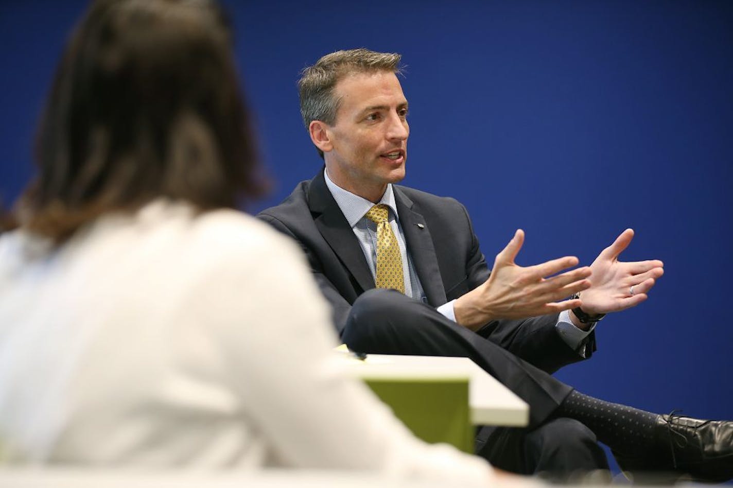 Ed Graff, the outgoing superintendent of Anchorage schools, shown May 16 in Minneapolis.