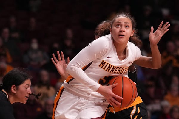 Amaya Battle has been very productive in her first Gophers season, but like the rest of the team, she needs to limit turnovers.