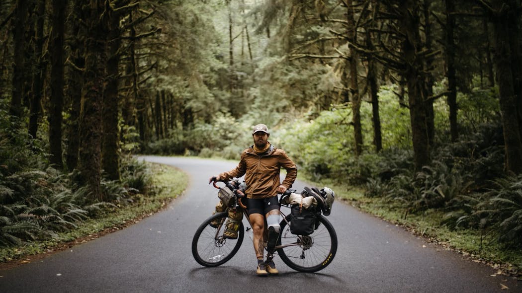 Maddaus is about 4,000 miles into a bikepacking trip that began on the northern boundary of Alaska.