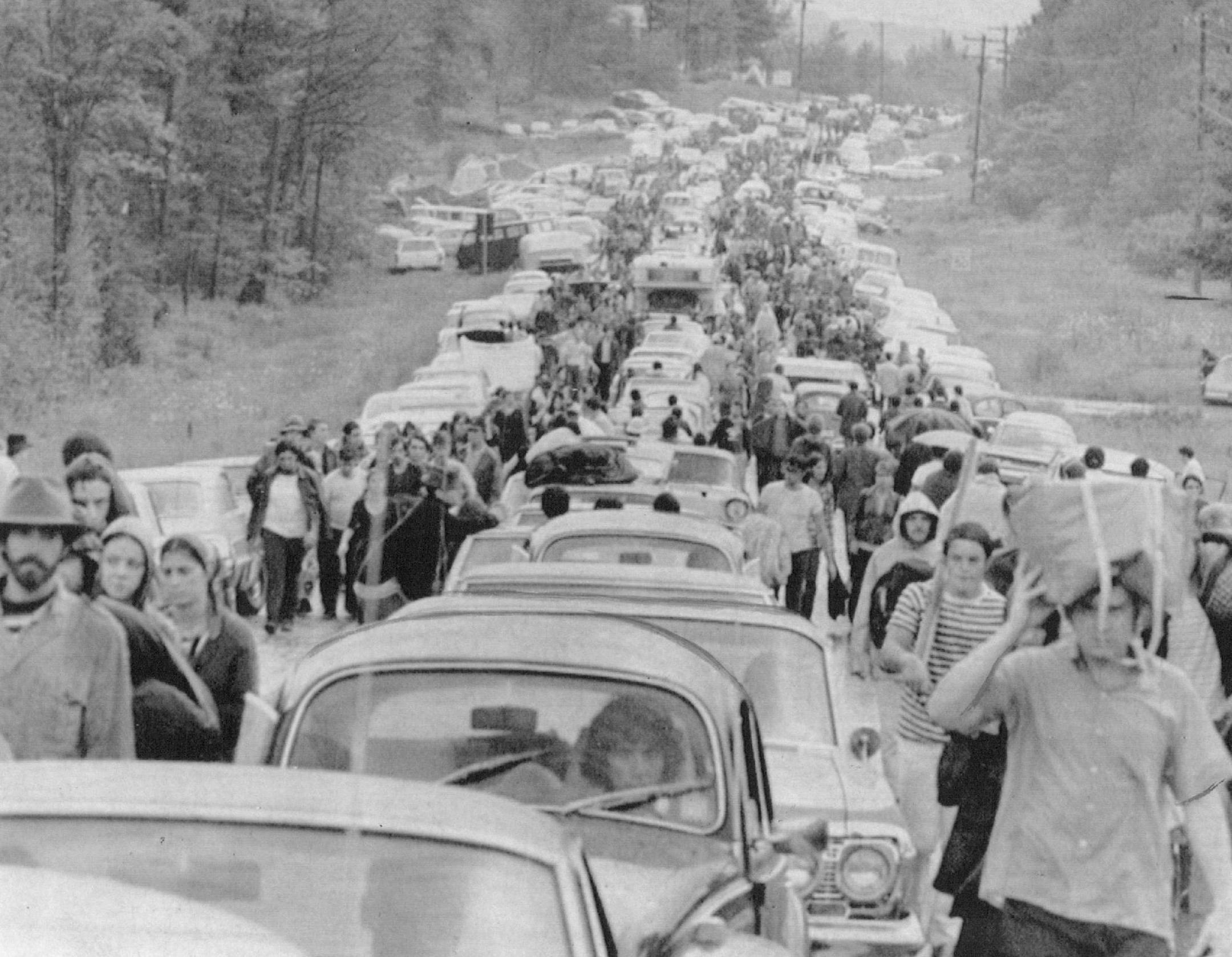 September 1, 1969 The Aquarian rock music festival, three days of Sodom and Disneyland, provided almost no organizational facilities for the media to cover it. Hundreds of rock music fans jammed a highway leading from White Lake, N.Y., Aug. 16 as they attempted to leave the Woodstock Music and Art Fair. Thousands spent a rainy night at the Aquarian festival. Associated Press