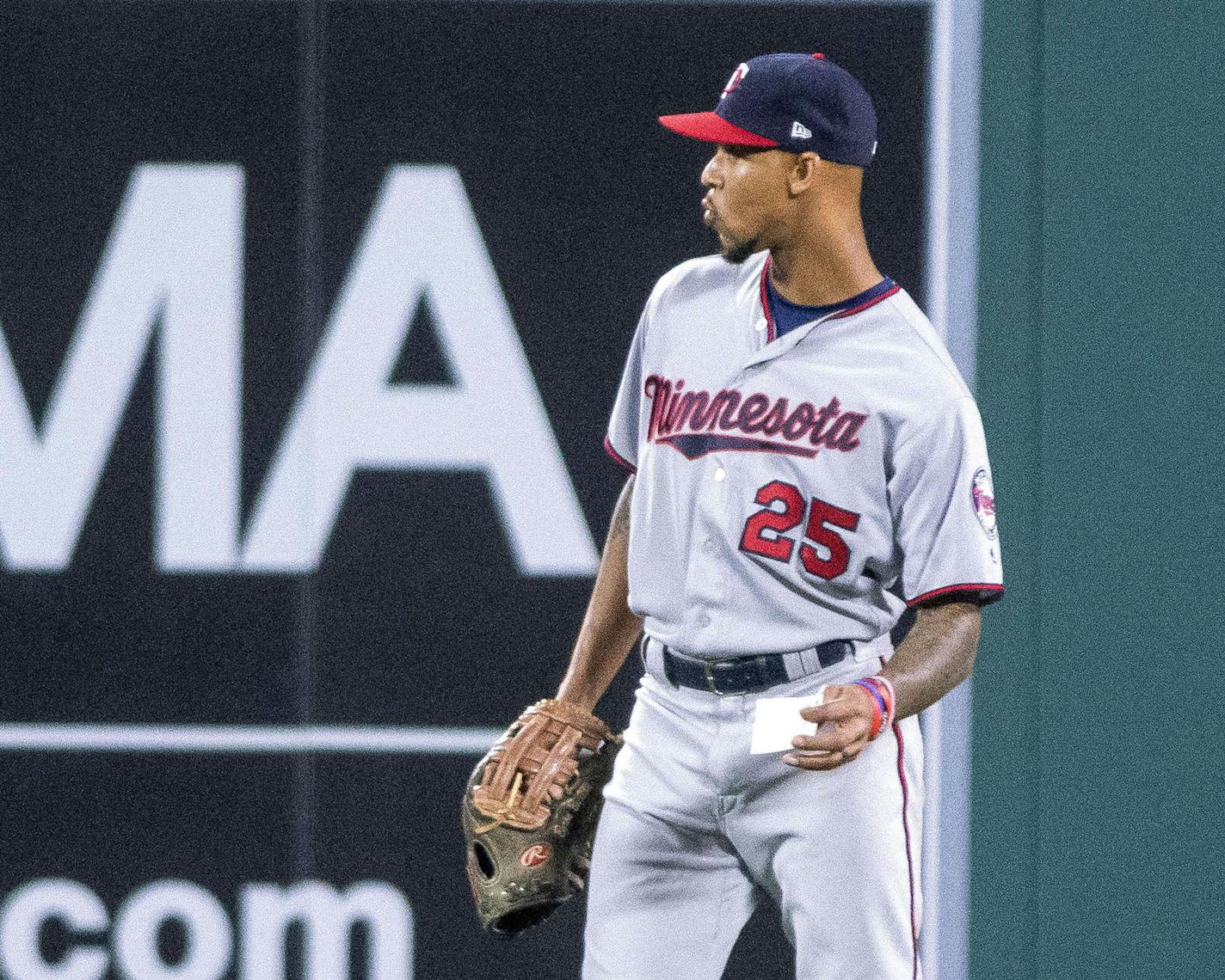 Twins center fielder Byron Buxton