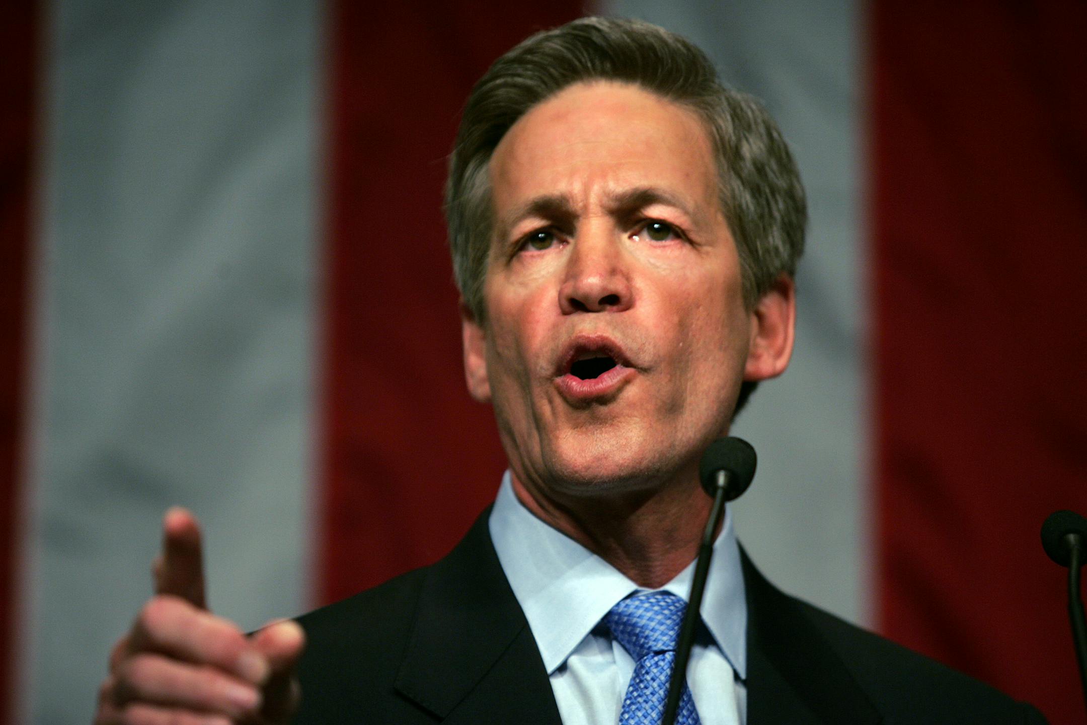 Sen. Norm Coleman sidles left but faces a feisty right flank.