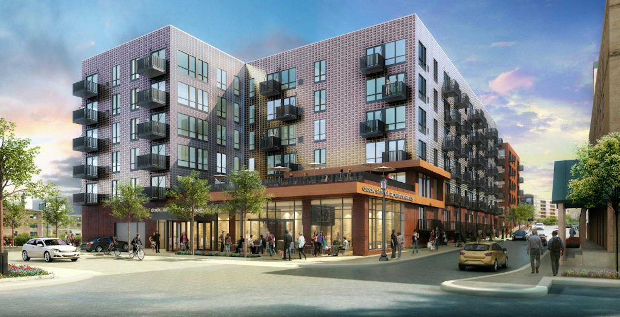 Dock Street Apartments may be the first of several projects near Target Field by Houston-based developer Hines Interest.