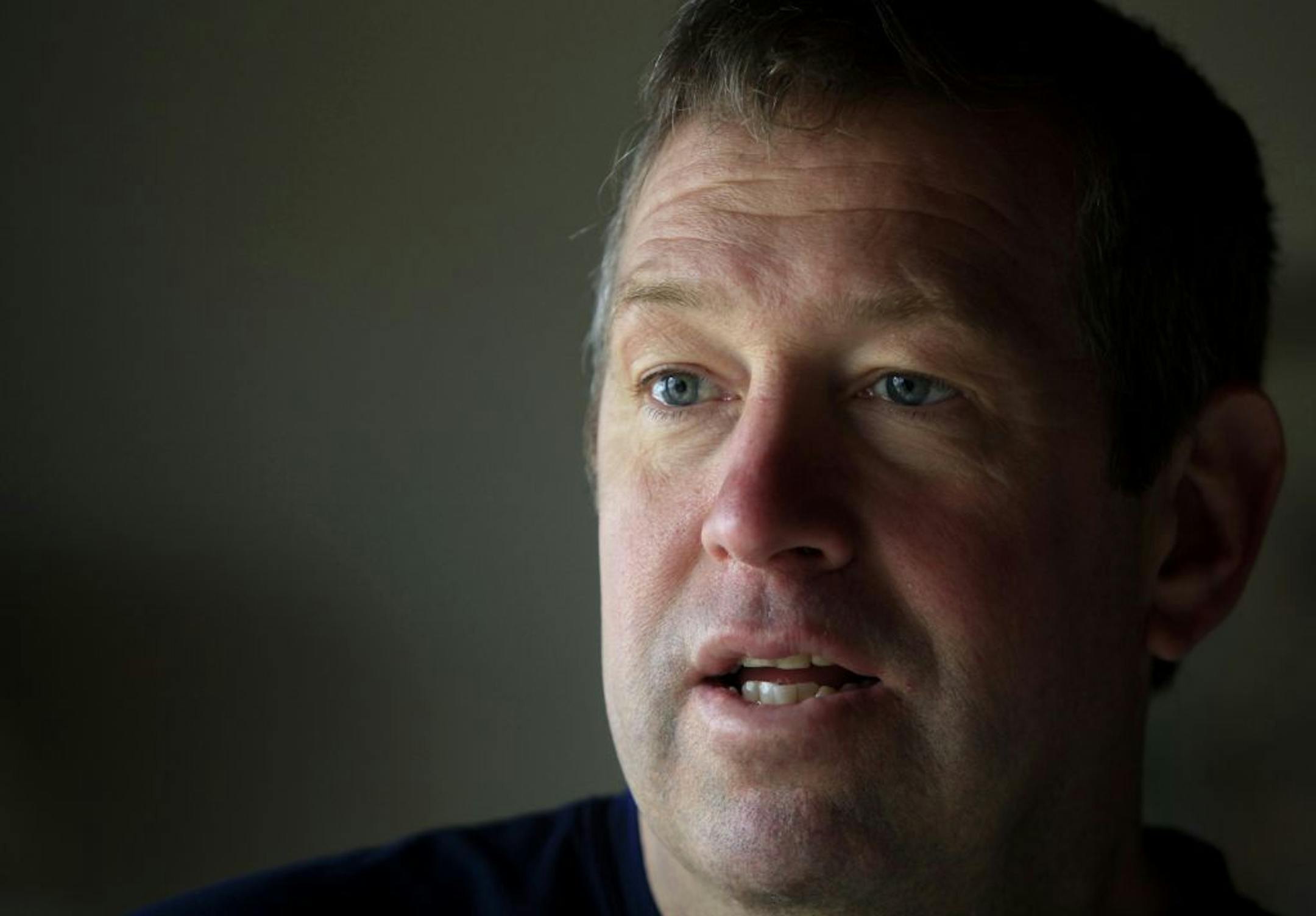 Steve Knowlton at his home in Prior Lake on March 28, 2012.