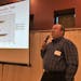 Peter Leatherman, a consultant from the Morris Leatherman Company, delivered the results of Prior Lake's Community Survey last month at Club Prior.
