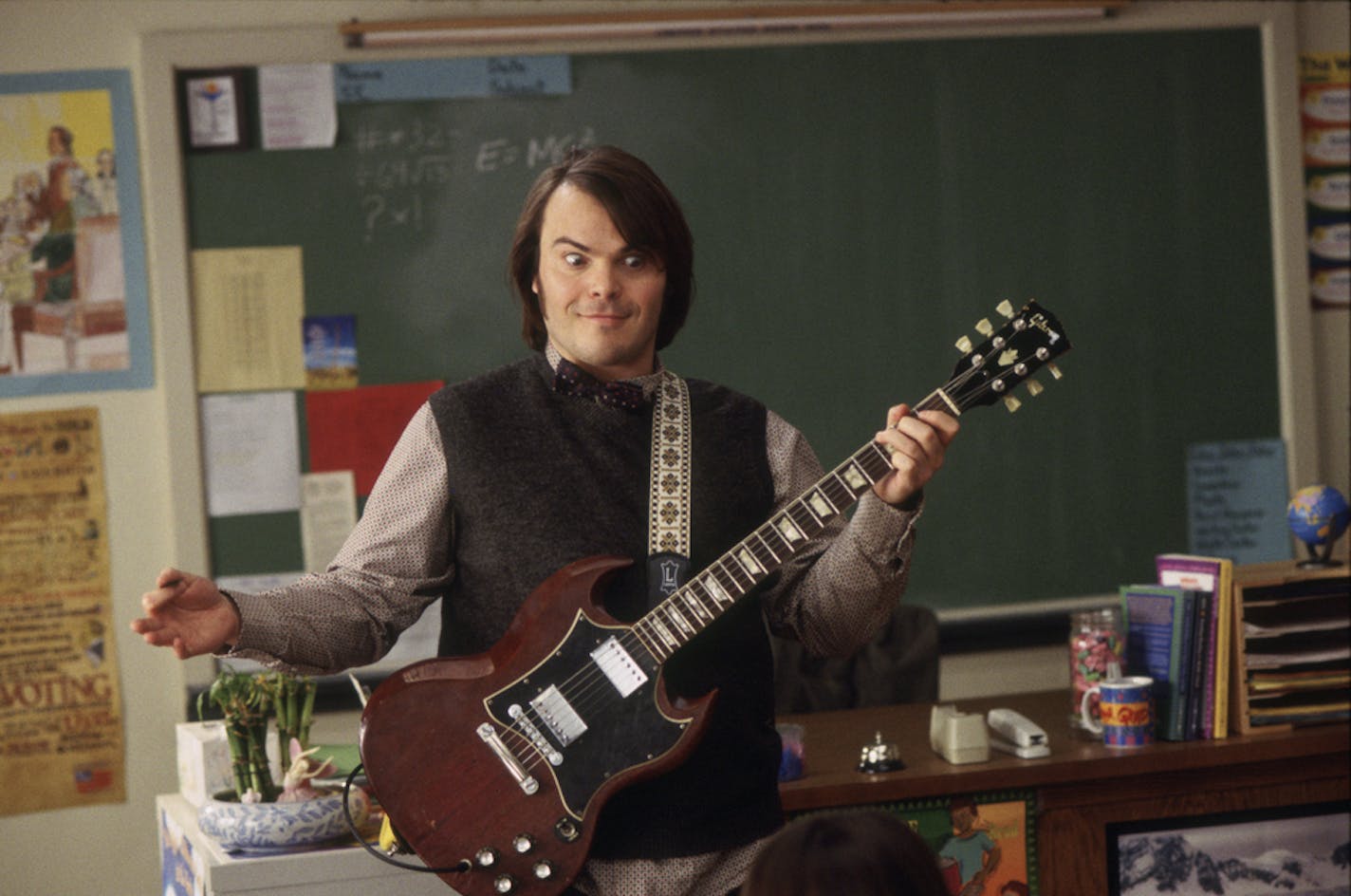 Jack Black as Dewey in "School of Rock."