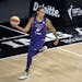 Phoenix Mercury center Brittney Griner grabs a rebound during the second half of a WNBA basketball game against the Los Angeles Sparks, Saturday, July