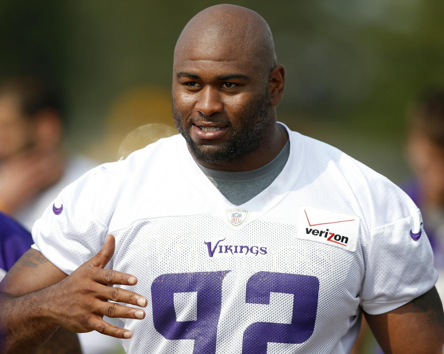 The Vikings' Tom Johnson