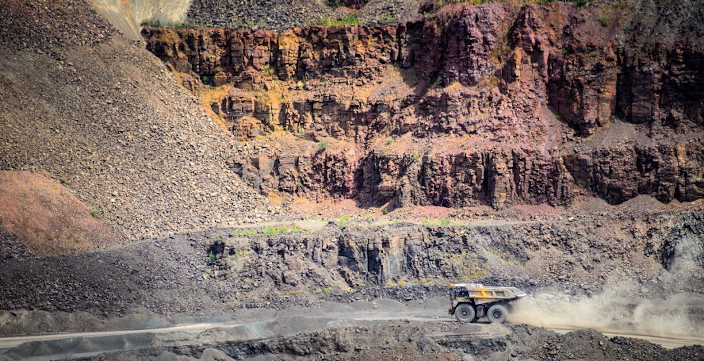 Mining will be a huge issue in the minds of 8th district voters. This is the MINNTAC taconite mine in Mountain Iron, Minnesota. ] Mountain Iron , MN -- Tuesday, August 26, 2014. GLEN STUBBE * gstubbe@startribune.com EDS: USE ONLY IF MINING IS PART OF THIS STORY.