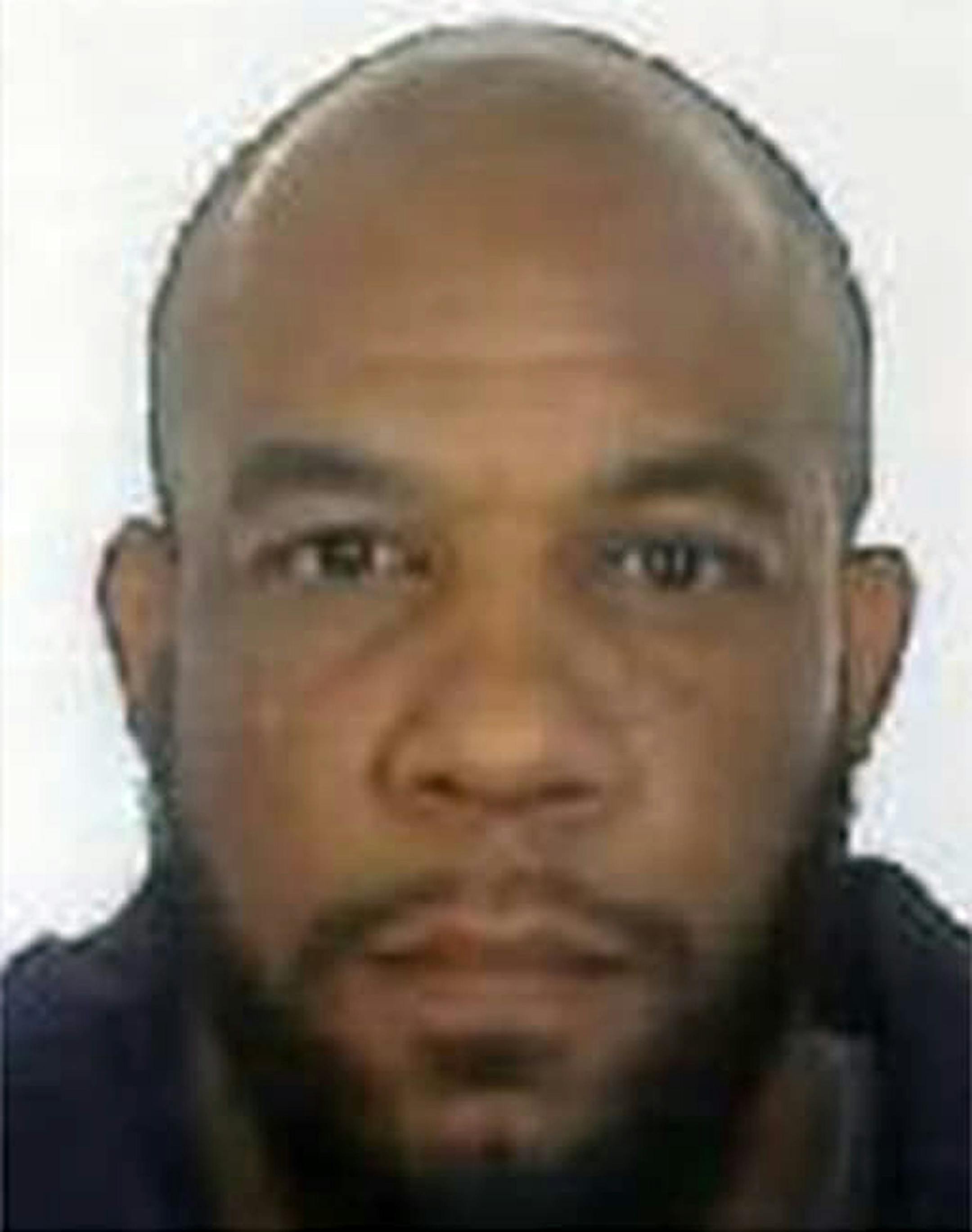 FILE -- This undated file photo released by the Metropolitan Police, shows Khalid Masood, who authorities identified as the man who mowed down pedestrians and stabbed a policeman to death outside Parliament March 22, 2017, in London. Masood, the British man who killed several people in a rampage in London last week made had three trips to Saudi Arabia in his lifetime. Though millions of foreigners from around the world live and work in the kingdom,Masood&#x2019;s time there immediately raised qu