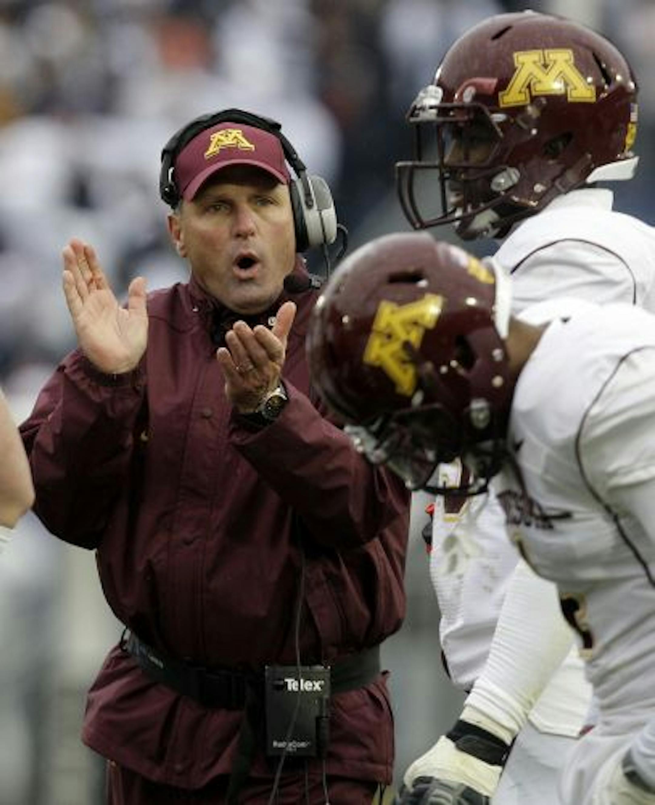 Gophers football coach Tim Brewster on LaDanian Tomlinson: "He's one of the hardest-working players I've ever been around. He's one of the classiest players. He does a great job of helping young players."